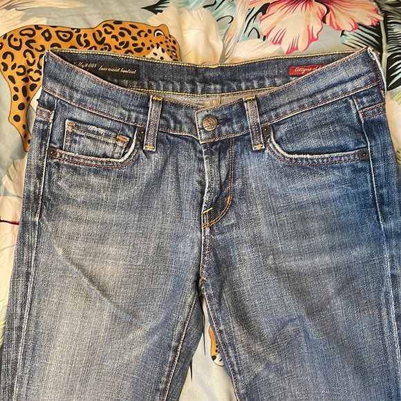 Citizens of Humanity Kelly #001 low waist bootcut jeans size 25 - Picture 2 of 5